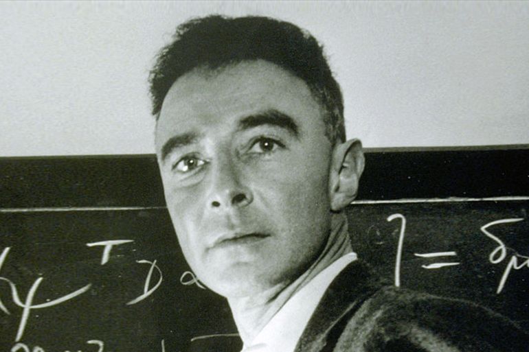 Physicist J. Robert Oppenheimer Teaching (Photo by © CORBIS/Corbis via Getty Images)