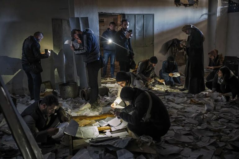 New York Times – US | Photographer Daniel Berehulak; picture editors Meaghan Looram and Becky Lebowitz Hanger People inside the Sednaya prison in Syria search for any information about their missing relatives in December 2024. Tens of thousands of Syrians disappeared into the Assad regime’s detention system during the civil war Photograph: Daniel Berehulak/The New York Times