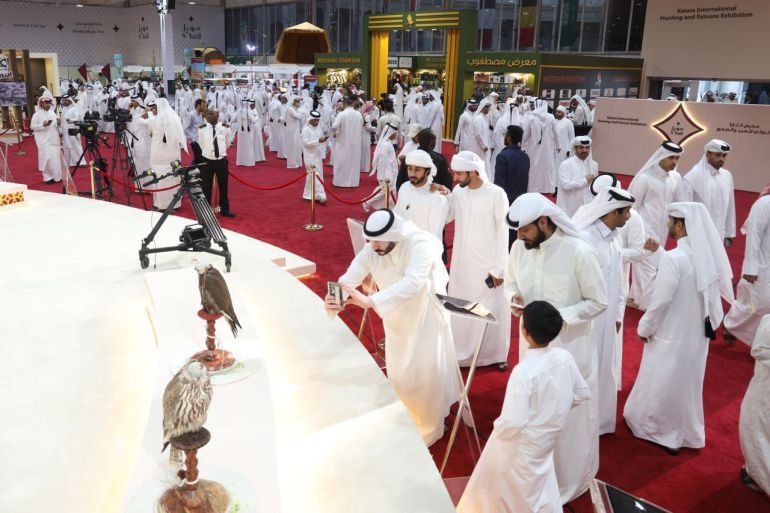 حضور خليجي في معرض كتارا الدولي للصيد والصقور