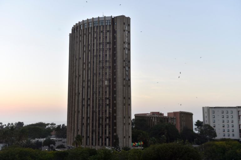 Mandatory Credit: Photo by Isopix/Shutterstock (9457684b) Headquarters of the Central Bank of West African States (Banque Centrale des Etats de l'Afrique de l'Ouest - BCEAO) Headquarters Of The Central Bank Of West African States, Dakar, Senegal - 02 Mar 2018
