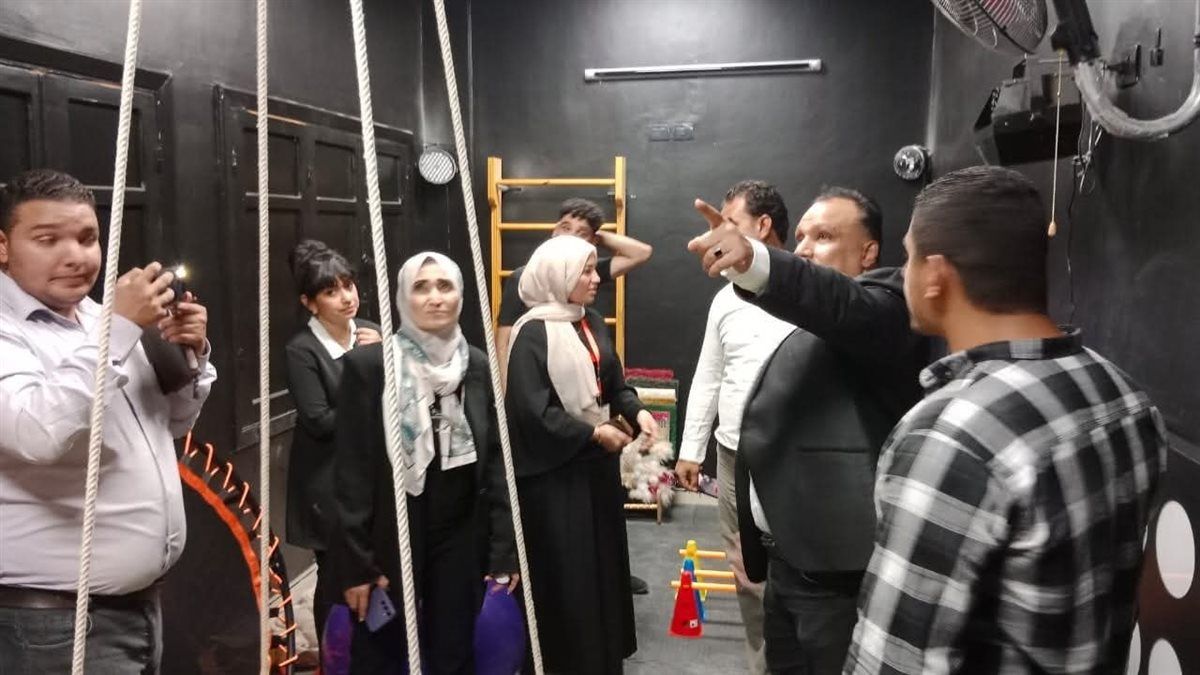 وكيل الشباب والرياضة بالفيوم يفتتح مركز التخاطب وتنمية المهارات والتكامل الحسي بالشواشنة