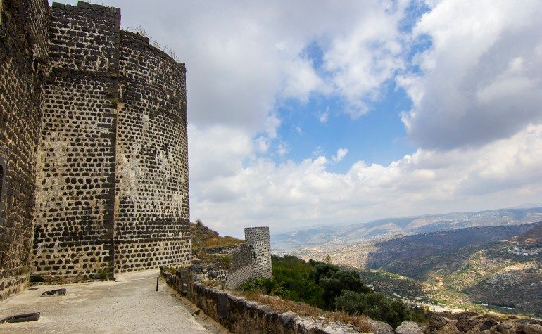 A view of Margat (Al-marqab) Castle in Baniyas, Syria.