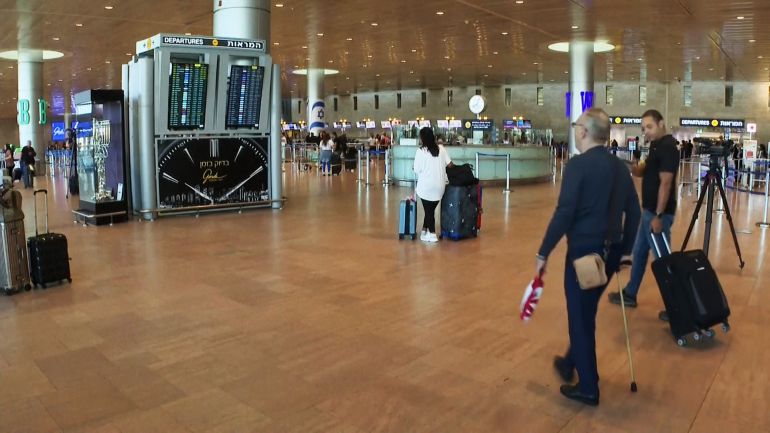 Ben Gurion Airport الإضراب في مطار بن غوريون