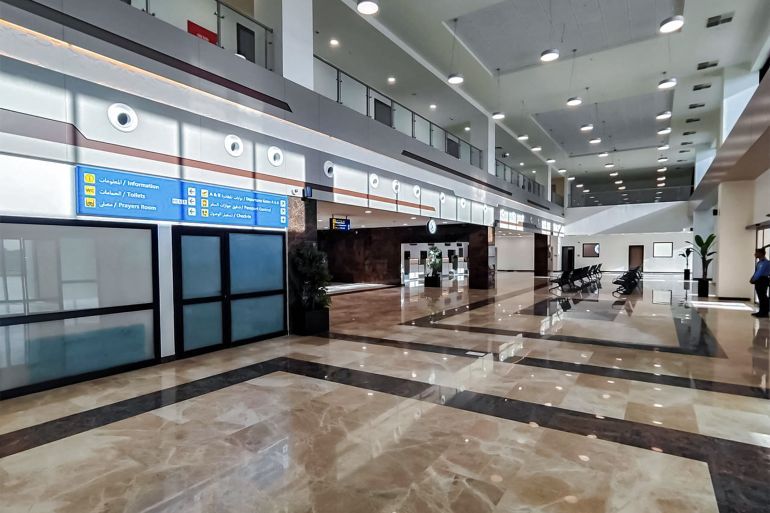 This handout picture released by Iraq's Prime Minister's Media Office shows a view of Mosul International Airport in northern Iraq during its re-opening on July 16, 2025.