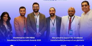 تيرادكس أول شركة تكنولوجيا مصرية تتأهل للقائمة القصيرة لجوائز CIPS للتميز في المشتريات وسلاسل التوريد بمنطقة الشرق الاوسط وشمال إفريقيا - زاجل الإخباري