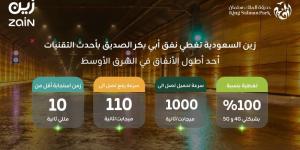 زين السعودية توفر تغطية الجيلين الرابع والخامس في نفق أبي بكر الصديق - #عاجل - زاجل الإخباري