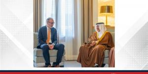 سمو ولي العهد رئيس مجلس الوزراء يؤكد أن ما تشهده العلاقات البحرينية الألمانية من تطورٍ وتقدمٍ متنامٍ يجسد عمق الشراكة والتعاون المشترك - زاجل الإخباري