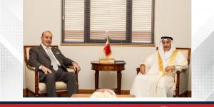 الشيخ خالد بن عبد الله يلتقي السفير الفلسطيني.. ويؤكد: ترسيخ دعائم التعاون مع دولة فلسطين انطلاقاً من الوشائج الأخوية الوثيقة التي تجمع البلدين - زاجل الإخباري