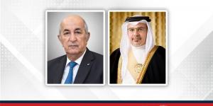سمو ولي العهد رئيس مجلس الوزراء يهنئ رئيس الجمهورية الجزائرية بذكرى الاستقلال - زاجل الإخباري