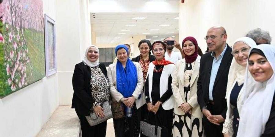 افتتاح فعاليات الملتقى الأول للفنون التشكيلية بقصر الإبداع - زاجل الإخباري