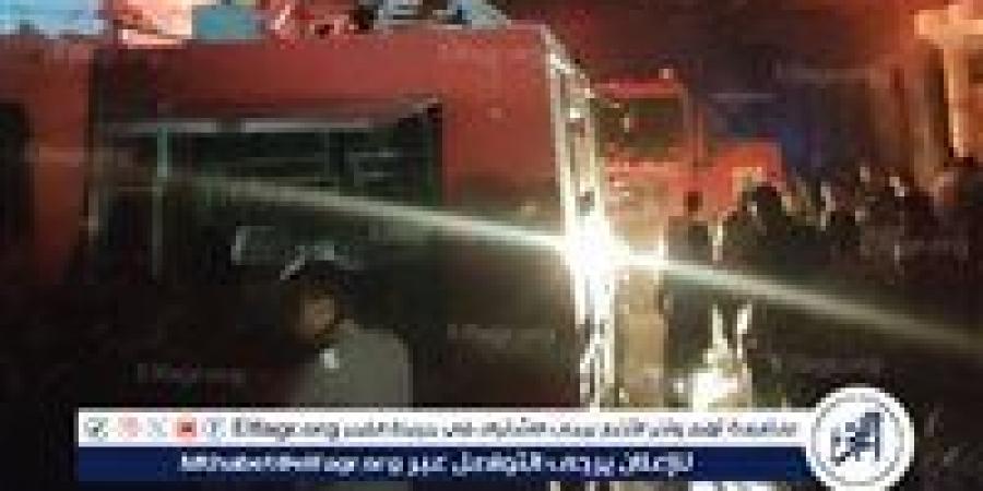 «مدير أمن سوهاج» وجه بدفع سيارات الإطفاء.. السيطرة على حريق شارع القطب - زاجل الإخباري