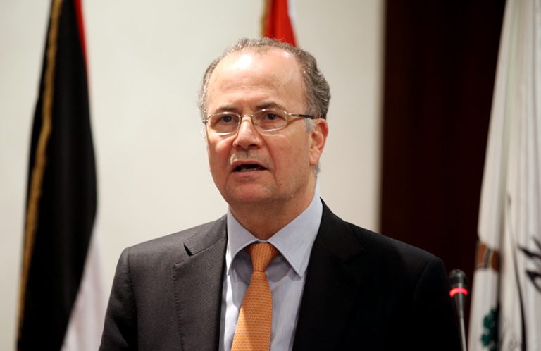 لقاء رئيس الوزراء الفلسطيني مع وزير خارجية هولندا