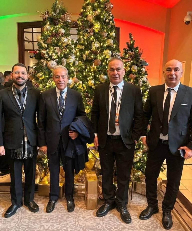 صور الوفد المصري فى سحب قرعة كأس العالم 2026