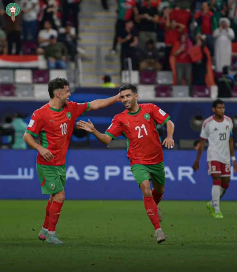 المغرب يتأهل إلى نهائي كأس العرب بعد الفوز على الإمارات بالثلاثة