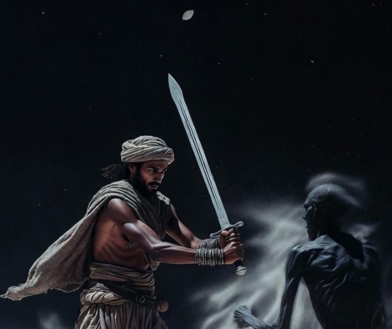 من القصص الشعرية ( خرج “تأبط شراً” في ليلة من ليالي الفلاة، )