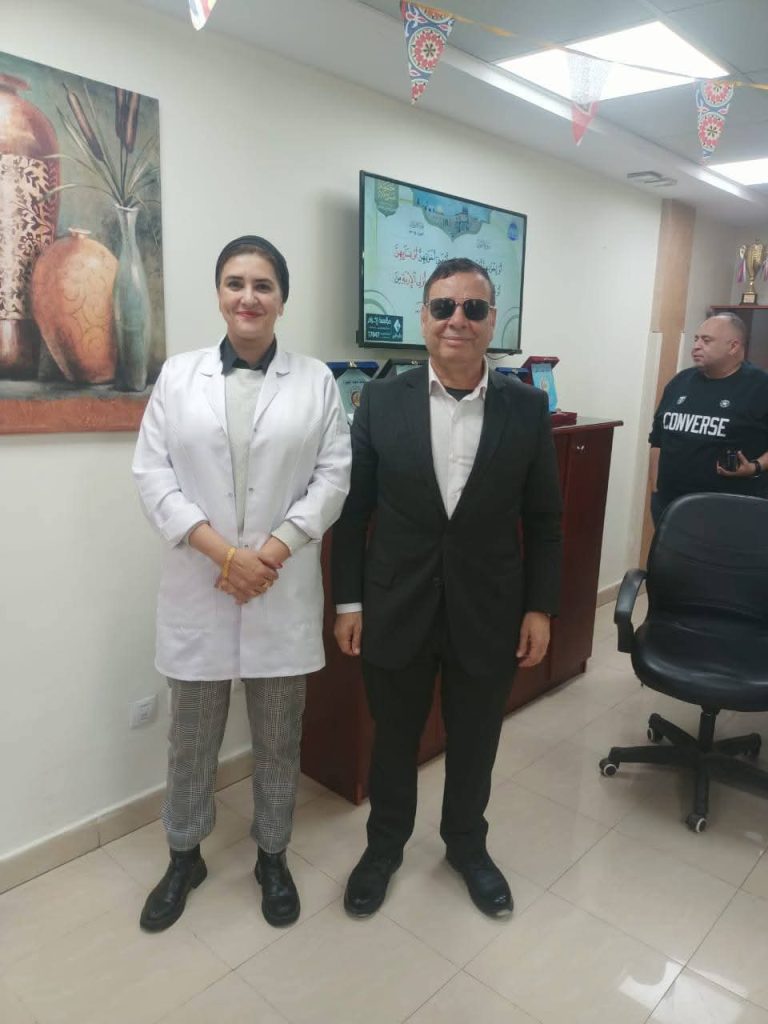 النائب صلاح السعودي يقود طفره صحيه داخل مستشفى الخانكة