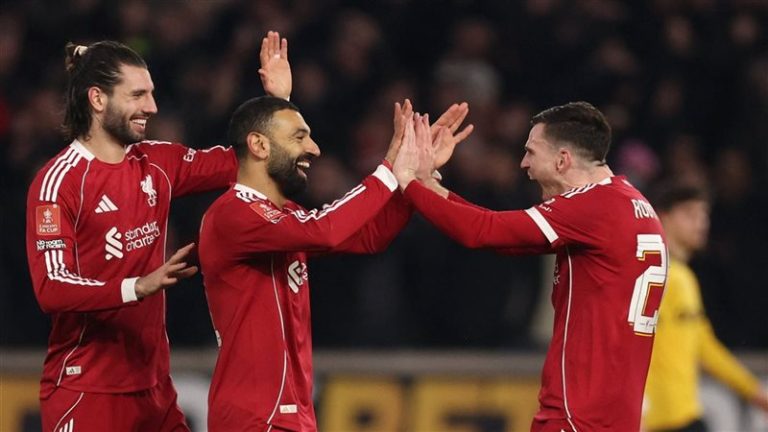 شاهد أهداف ليفربول أمام وولفرهامبتون بكأس الاتحاد الإنجليزي . ببصمة من محمد صلاح