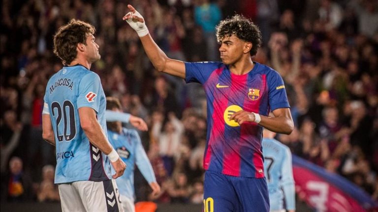 برشلونة يقتنص فوزا ثمينا علي حساب سيلتا فيجو بهدف بالدوري الإسباني