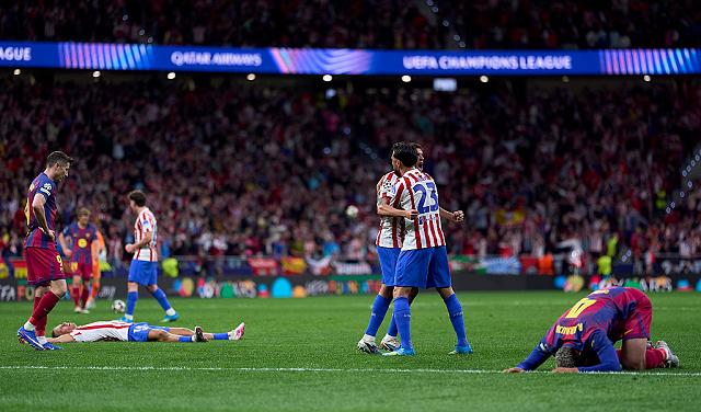 أتلتيكو مدريد يكرر فوزه على برشلونة ويعبر لنصف نهائي دوري أبطال أوروبا 