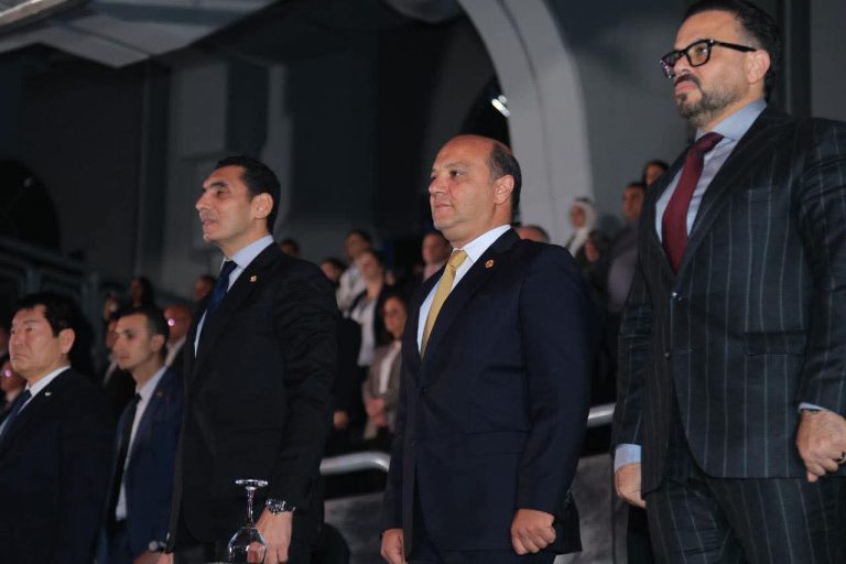 محمد مجاهد يحضر افتتاح كأس العالم للجمباز الفني ويؤكد على دعم الرياضة المصرية