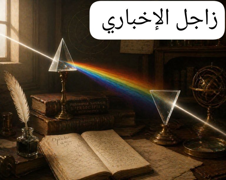 الشعاع الذي يبدو في ظاهره نقيا وبسيطا وكاملا لكن حين اعترض مساره بمنشور زجاجي؛ انكشفت حقيقة عجيبة.