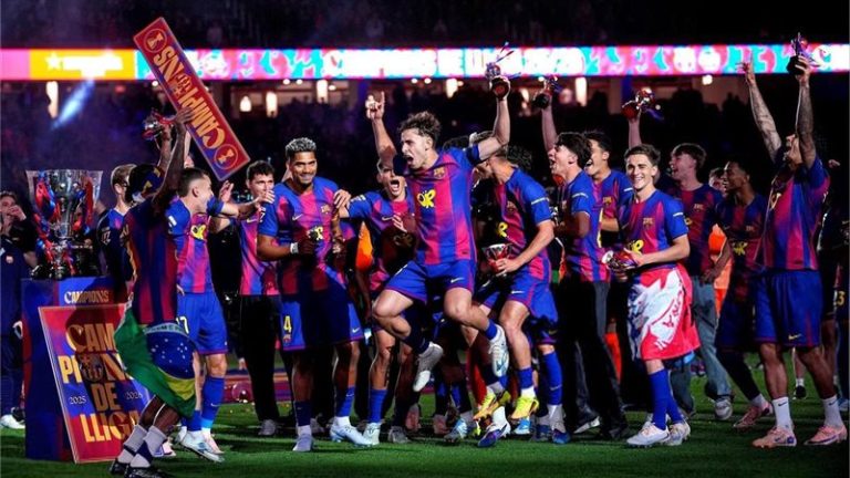 برشلونة يسيطر على التشكيل المثالي لـ الدوري الإسباني  . مبابي ويامال في الهجوم