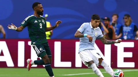 مواجهة منتخب السعودية ومنتخب أوروغواي تنتهي على وقع التعادل