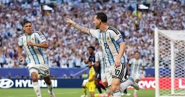 الأرجنتين تهزم كاب فيردي 3-2 وتصطدم بمصر في دور الـ16 بكأس العالم 2026.