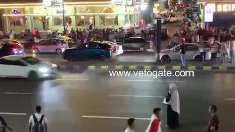 السهرة صباحي، احتفالات المصريين بتأهل مصر لدور الـ 32 على شواطئ الإسكندرية