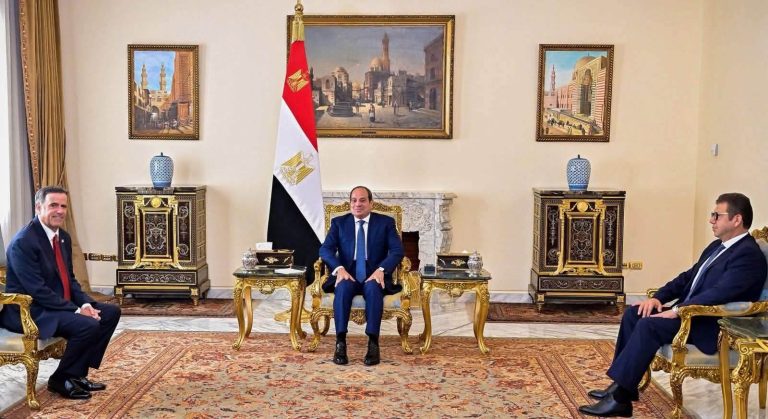 السيسي يؤكد الشراكة الاستراتيجية مع الولايات المتحدة ويدعم جهود تثبيت السلام والاستقرار بالمنطقة